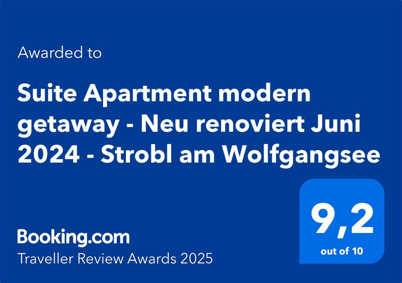 Suite Apartment Modern Getaway - Neu Renoviert - Strobl Am Wolfgangsee Εξωτερικό φωτογραφία